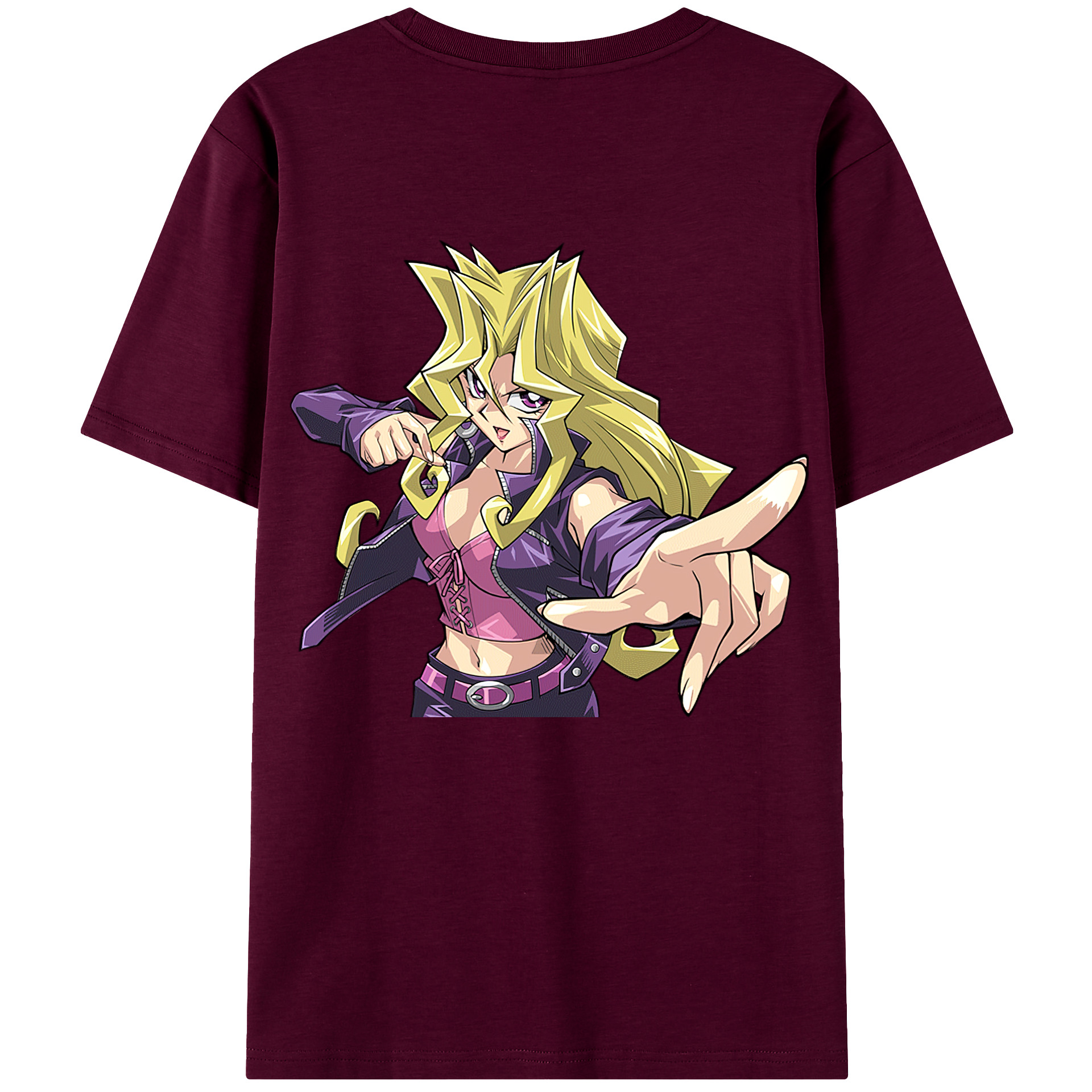 （画像用） 遊☆戯☆王 Yu-Gi-Oh! レディース半袖Tシャツ(バックプリント)